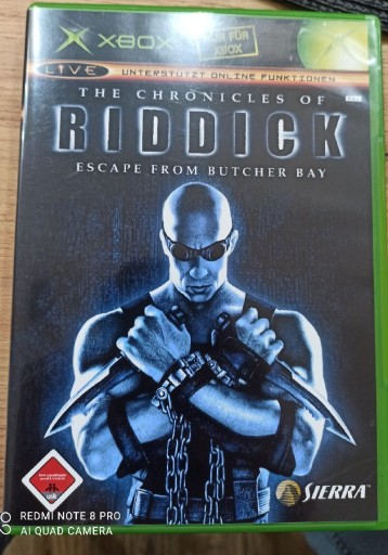 Zdjęcie oferty: Ridick Espace from Butcher bay Xbox stan bdb