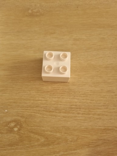 Zdjęcie oferty: Lego duplo klocek 2x2 biały