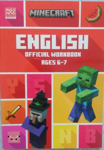 Zdjęcie oferty: Minecraft English Official Workbook -ages 6-7