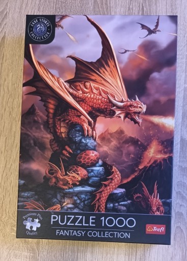 Zdjęcie oferty: Puzzle Trefl 1000 elementów Ognisty Smok