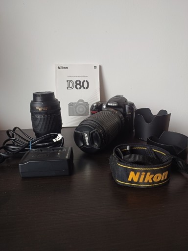 Zdjęcie oferty: Aparat fotograficzny lustrzanka NIKON D80  