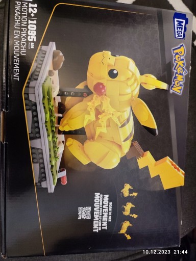 Zdjęcie oferty: Pokemon Mega Pikachu motion 1095pcs klocki 