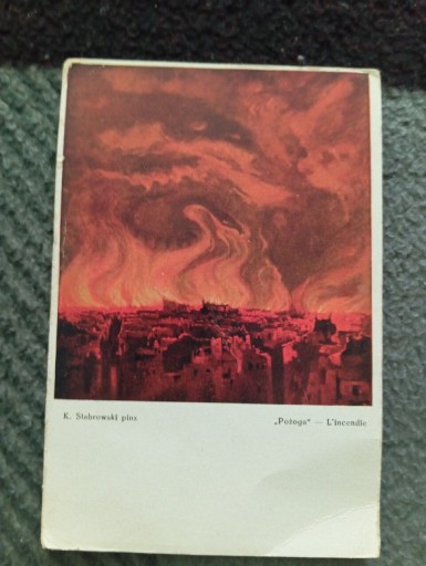 Zdjęcie oferty: Pocztówka przed 1939 K.Stabrowski pinx. Pożoga 
