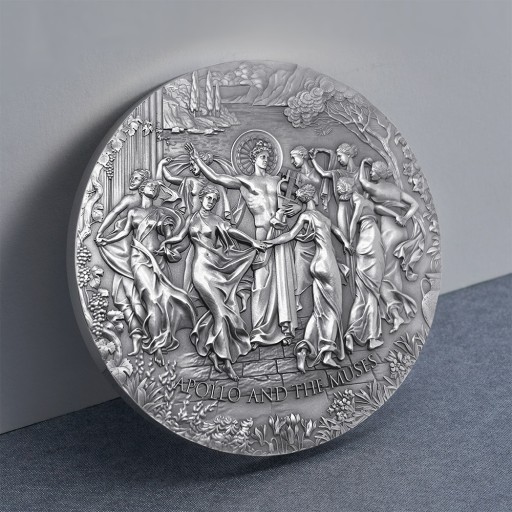 Zdjęcie oferty: APOLLO AND MUSES Celestial Beauty 5 Oz Silver Coin