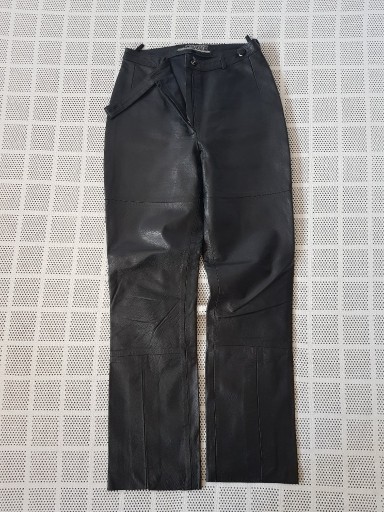 Zdjęcie oferty: Spodnie skórzane Rozm. 8 czarne  34/36