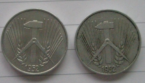 Zdjęcie oferty: NRD, 2 x 5 pF 1952 A. St. 3, 1-.