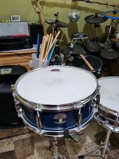 Zdjęcie oferty: Werbel drewno 14"/5,5"/8 Tama Imperialstar blue