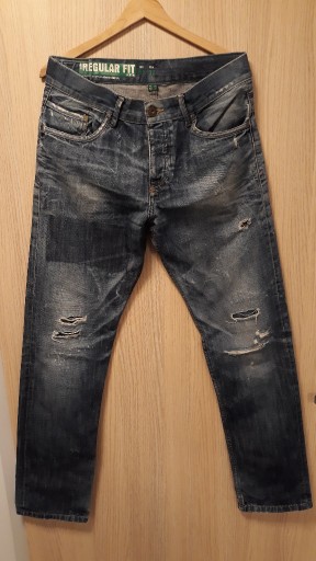 Zdjęcie oferty: spodnie męskie jeansy z przetarciami PULL&BEAR 42