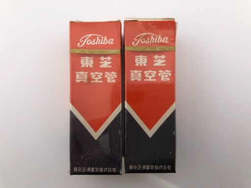 Zdjęcie oferty: Toshiba 12AU7A (ECC82 / 12AU7) – Para Lamp Fabrycznie Nowe