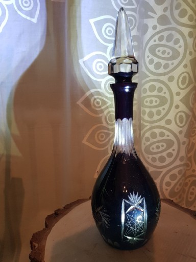 Zdjęcie oferty: Karafka na wino rubinowy kryształ 