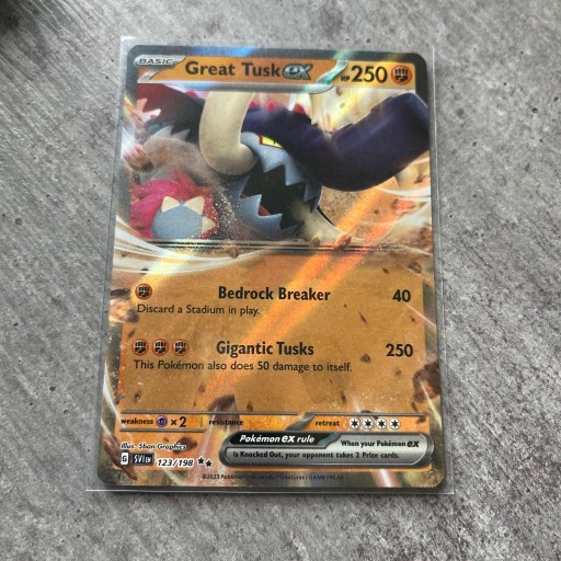 Zdjęcie oferty: Karta Pokemon Great Tusk ex 123 SVI