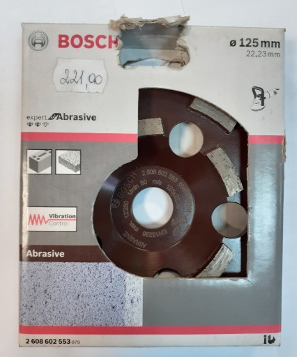 Zdjęcie oferty: Bosch Diamentowa tarcza garnkowa fi 125 mm