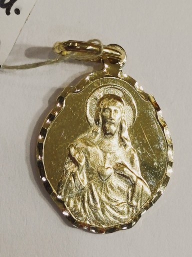 Zdjęcie oferty: Medalik Złoty Serce Pana Jezusa 14K próba 585