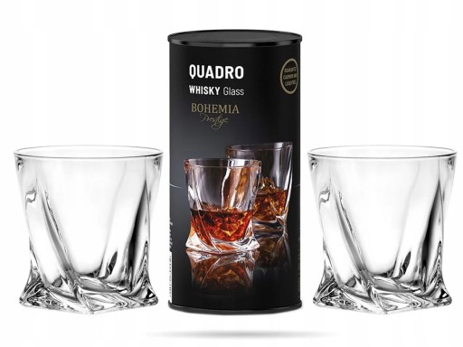 Zdjęcie oferty: Szklanki do whisky Bohemia Quadro Prezent