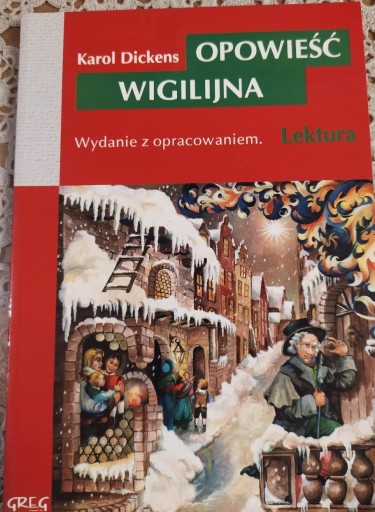 Zdjęcie oferty: Opowieść wigilijna Dickens lektury z oprac GREG