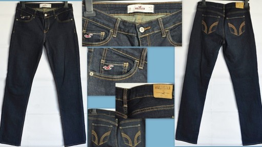 Zdjęcie oferty: HOLLISTER jeansy damskie skinny bdb stan jak nowe