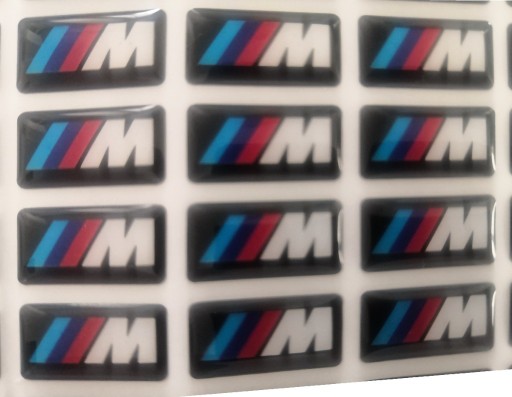 Zdjęcie oferty: Emblemat logo naklejka BMW M Power 3D naklejki M3 