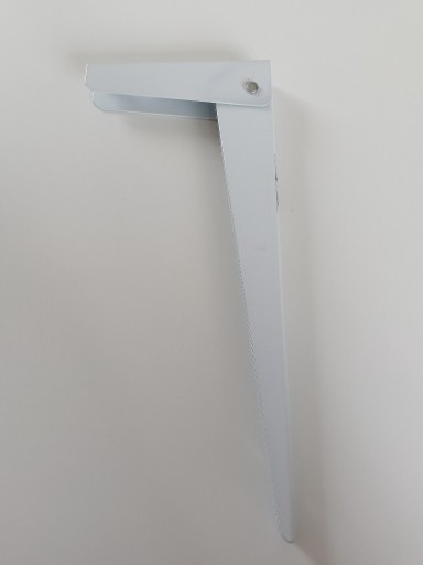 Zdjęcie oferty: Wspornik składany stalowy do blatu półki biały