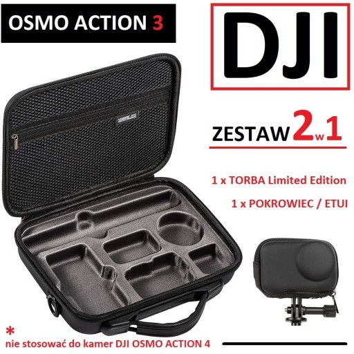 Zdjęcie oferty: DJI OSMO ACTION 3 - zestaw 2w1 torba & pokrowiec