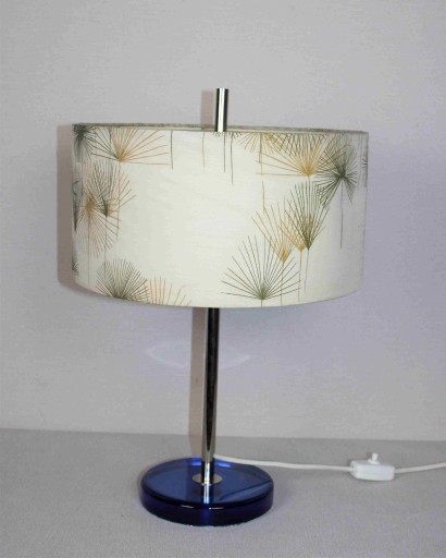 Zdjęcie oferty: Lampa stołowa, podstawa szkło, vintage