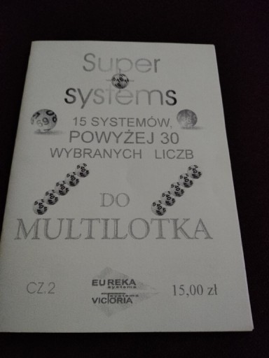 Zdjęcie oferty: 15 Systemów do Multi Lotka pow. 30 liczb