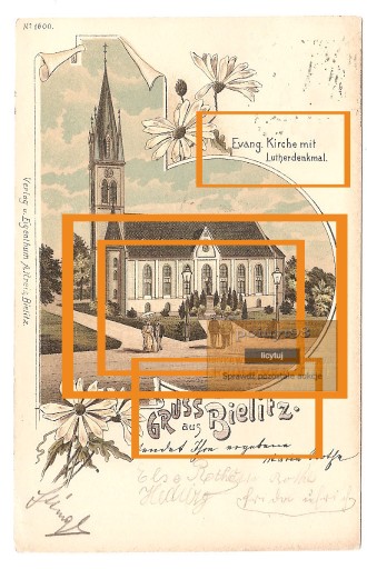 Zdjęcie oferty: BIELSKO - KOŚCIÓŁ EWANGELICKI - LITOGRAFIA - 1902