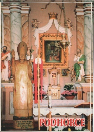 Zdjęcie oferty: JAN PAWEŁ II - Podhorce - Pocztówka - Papież JP II - Pomnik