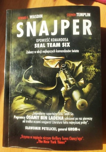 Zdjęcie oferty: Snajper. Opowieść komandosa SEAL Team Six