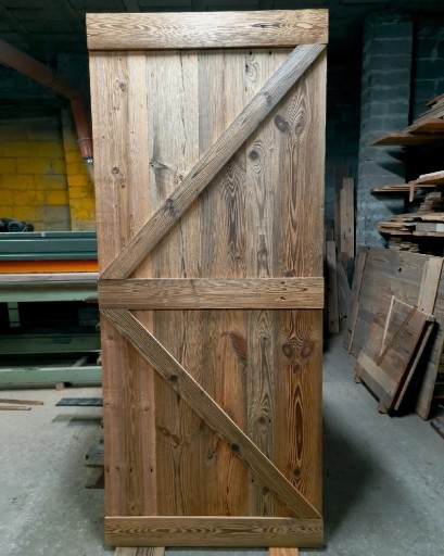 Zdjęcie oferty: Drzwi drewniane przesuwne stare deski drewno loft