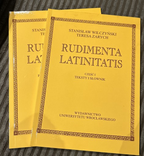 Zdjęcie oferty: Rudimenta latinitatis część I i II Wilczyński