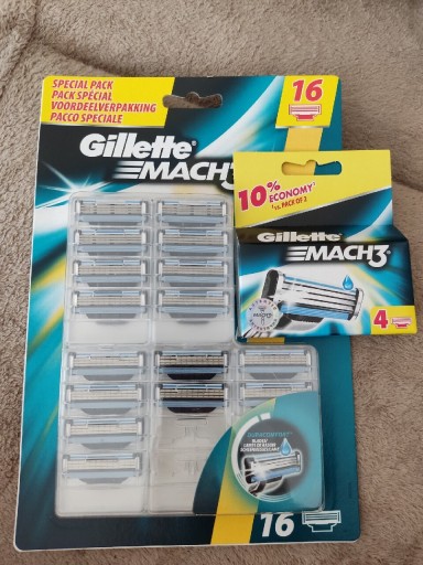 Zdjęcie oferty: Gillette MACH3 wkłady 20 szt. NOWE ORYGINAŁ