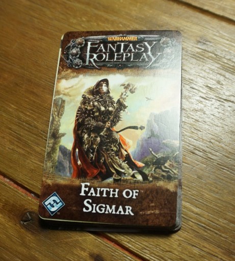 Zdjęcie oferty: Faith of Sigmar - karty WFRP 3 Warhammer Fantasy 