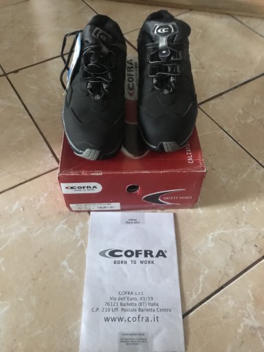 Zdjęcie oferty: Buty robocze BHP Cofra New Ghost Black S3 r 36