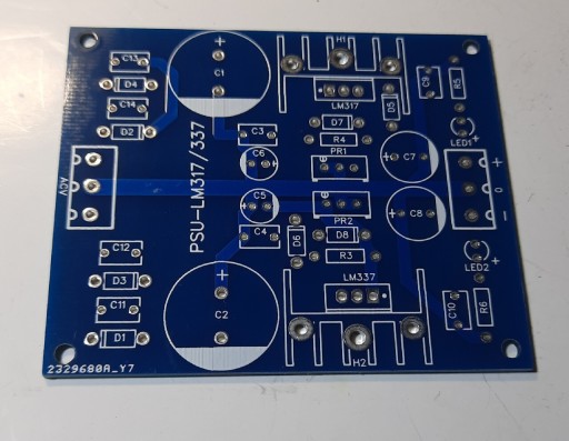 Zdjęcie oferty: Płytka PCB zasilacza LM317/337