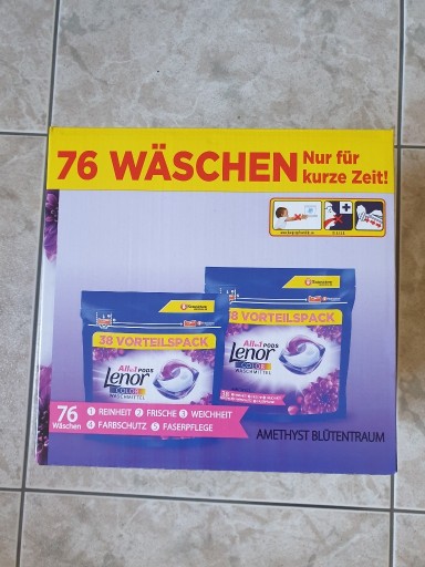 Zdjęcie oferty: Niemieckie Kapsułki do prania Lenor 76 sztuk