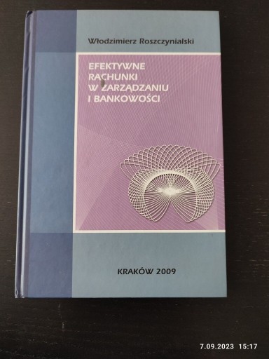 Zdjęcie oferty: Efektywne rachunki w zarządzaniu. Roszczynialski