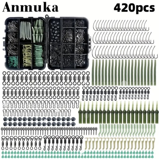 Zdjęcie oferty: Akcesoria do wędkarstwa karpiowego 420 sztuk 