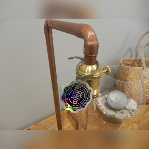 Zdjęcie oferty: Lampka z miedzi, Edison, VINTAGE, LOFT