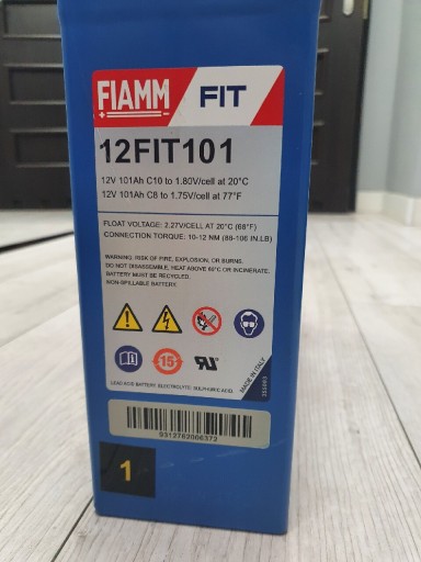 Zdjęcie oferty: Bateria akumulator FIAMM 12FIT101