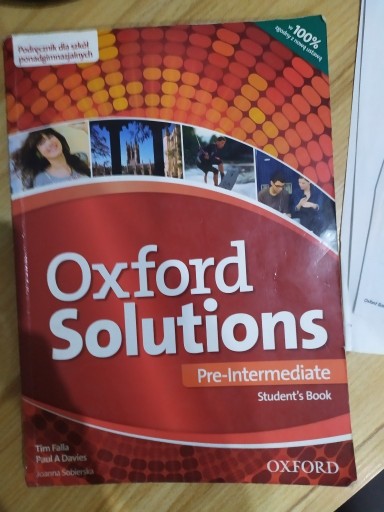Zdjęcie oferty: Książka język angielski Oxford Solutions 