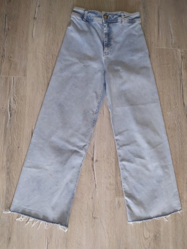 Zdjęcie oferty: SPODNIE szerokie jeansy STRADIVARIUS r. 36
