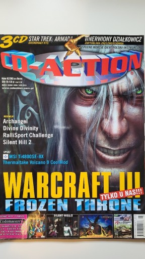 Zdjęcie oferty: CD ACTION 03/2003 czasopismo o grach