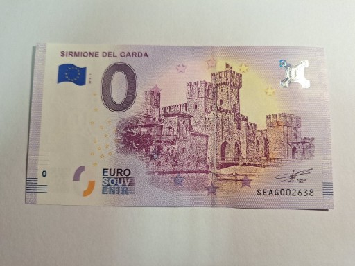 Zdjęcie oferty: Banknot 0 Euro Sirmione del Garda - Włochy 2018