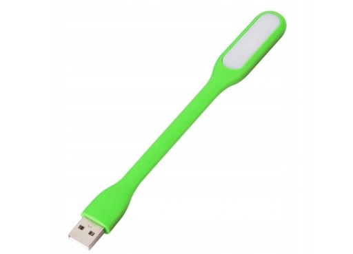 Zdjęcie oferty: LAMPKA SILIKONOWA USB DO LAPTOPA 6 LED ZIELONA