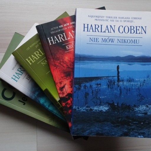 Zdjęcie oferty: 5 książek Harlana Cobena  m.in "Krótka piłka"