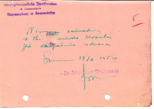 Zdjęcie oferty: Ubezpieczalnia Społeczna Szczecinek - 1956r