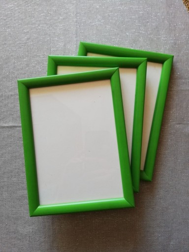 Zdjęcie oferty: 4 zielone ramki - ramka do zdjęć 13 x 18 cm