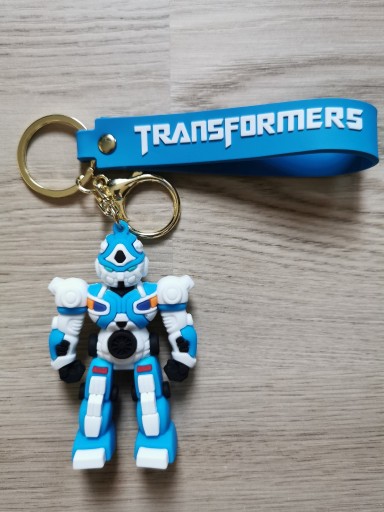 Zdjęcie oferty: Brelok robot Transformers biało niebieski