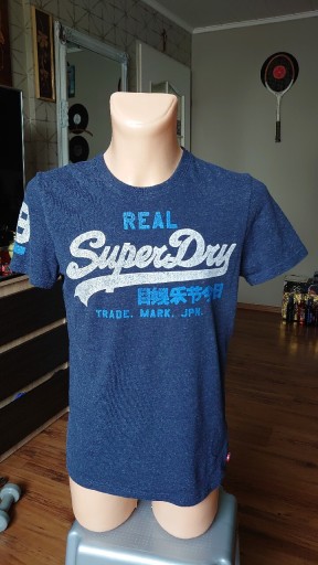 Zdjęcie oferty: Superdry t-shirt męski S granatowy lato