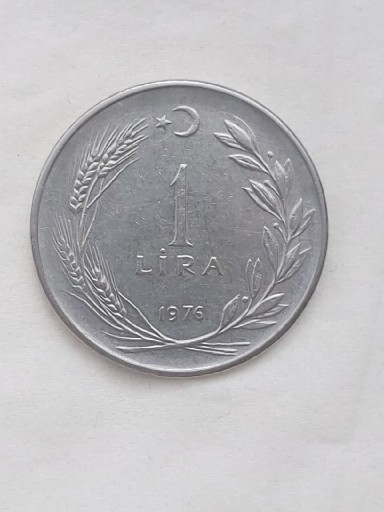 Zdjęcie oferty: 140 Turcja 1 lira, 1976
